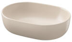Cersanit Lavoar pe blat oval, ceramica bej mat, 50x35.5 cm, Cersanit Moduo (K116-132)