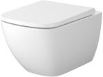 Cersanit Set vas Wc suspendat Zen Pro si capac duroplast Larga Slim, alb, Cersanit (S701-882)