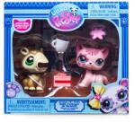 Littlest Pet Shop Set 2 figurine cu accesorii, Littlest Pet Shop, Holiday Pet Pairs, S4 Figurina