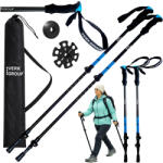 Nordic walking bot, túrabot, fekete - állítható trekking bot kiránduláshoz (v14704_CZ)