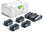 Festool Energia-set SYS 18V 4xHP5, 0/TCL6DUO (578681)