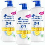 Head & Shoulders Citrus Fresh 2 az 1-ben korpásodás elleni sampon és balzsam (3x800 ml)