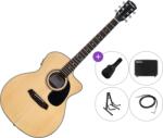 Pasadena PGC-100E Premium SET Natural Chitară electro-acustică Jumbo