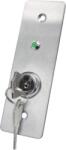 CSAccess Buton de iesire cu cheie, montaj ingropat, inox, LED, NO-NC-COM, 115 x 40 mm CSK-408SLED (CSK-408SLED) - shopbgs