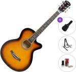 Pasadena SG026C 38 EQ Standard SET Vintage Sunburst Chitară electro-acustică Jumbo