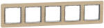 Schneider Electric SEDNA ELEMENTS Ötös keret, univerzális, nyír (SDD380805U) (SDD380805U)