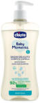 Chicco Sampon kímélő a hajra és testre adagolóval Baby Moments 92 % természetes összetevőkkel 500 ml