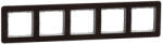 Schneider Electric SEDNA ELEMENTS Ötös keret, univerzális, wenge (SDD381805U) (SDD381805U)