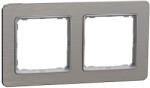 Schneider Electric SEDNA ELEMENTS Kettes keret, univerzális, szálcsiszolt alumínium (SDD370802U) (SDD370802U)