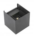 GTV Corp de iluminat pentru exterior - Fixture LED MISSOURI-K, 7W, 540lm, AC220-240V, 50/60 Hz, PF> 0.5, Ra≥80, IP54, IK08, 4000K, square, gray (LD-MISS7WKS-NB)