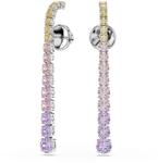 Swarovski női fülbevaló köbös cirkónium MATRIX - rózsaszín Univerzális méret
