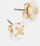 Tory Burch női aranyozott gyöngyház fülbevaló - fehér Univerzális méret