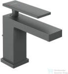 Hansgrohe TECTURIS E 80 Ecosmart+ hidegindításos mosdó csaptelep leeresztő nélkül, szálcsiszolt fekete króm 73001340 (73001340)