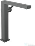 Hansgrohe Tecturis E 240 Coolstart Ecosmart+ magasított mosdó csaptelep leeresztő nélkül, szálcsiszolt fekete króm 73072340 (73072340)