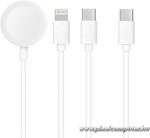  C3169 3-in-1 Töltőkábel - Lightning, USB-C és iWatch vezeték nélküli töltés egyben (5903396106712)