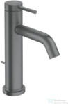 Hansgrohe TECTURIS S 110 Ecosmart+ hidegindításos mosdó csaptelep automata leeresztővel, szálcsiszolt fekete króm 73314340 (73314340)