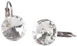 Art Crystella Fülbevaló, francia kapcsos, natúr fehér, SWAROVSKI® kristállyal, 12 mm, ART CRYSTELLA® (RSWF016) - iroda24