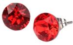 Art Crystella Fülbevaló, light siam piros SWAROVSKI® kristállyal, 8 mm, ART CRYSTELLA® (RSWF064) - iroda24