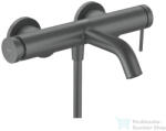 Hansgrohe Tecturis S kádtöltő csaptelep zuhanyszett nélkül, szálcsiszolt fekete króm 73422340 (73422340)