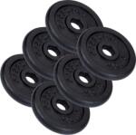 SC Sports Súlytárcsa szett 6 × 2, 5 kg öntöttvas 30 mm (10002524) Súlytárcsa
