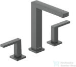 Hansgrohe Tecturis E 150 3 üléses mosdó csaptelep, click-clack leeresztővel, szálcsiszolt fekete króm 73030340 (73030340)