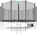 INLEA PREMIUM Jump Trambulin külső védőhálóval 500 cm - szürke (IN02-0029) - kertaktiv