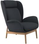 Flexlux Sötétkék kárpitozott FLEXLUX PADOVA lounge fotel (FX-10041000154003)