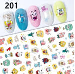  Körömmatrica - 201 Spongyabob