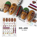  Körömmatrica - DD-490 fashion