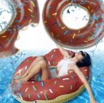  Felfújható Úszókerék Donut Fánk 120 CM Medence Strand Nyári Fürdő (5905902747358)