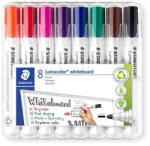  Táblamarker készlet, 2 mm, kúpos, STAEDTLER "Lumocolor® 351", 8 különböző szín (CTS351WP8)