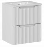 Comad Sky mosdós szekrény 50 cm Nova White fiókokkal (biała szafka wisząca z umywalką 50 cm szuflad)
