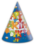 Procos Happy Birthday Kokliko parti kalap, csákó 6 db-os PNN80865 (PNN80865)