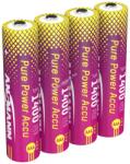 ANSMANN Pure Power AAA (Micro) akku 1, 5V min. 1250mAh 4db/csomag Li-Ion