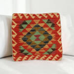 Bakhtar Kézi szövésű díszpárna 40x40 Kilim párnahuzat (parna105925)