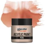 Pentart gyöngyház akrilfesték, 50 ml - barack