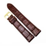 Fleurus Curea Ceas „Fleurus Classic - Piele Veritabilă de Vițel, Maro Închis (18mm - 24mm) (1EA15D62T)