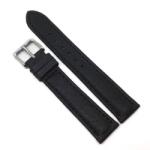 Fleurus Curea Ceas „Fleurus Black Edition - Piele Veritabilă de Vițel, Negru Integral cu Cataramă Neagră (18mm - 24mm) (1EK15D89-BK)