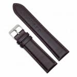 Fleurus Curea Ceas Premium „Dark Coffee - Piele Naturală Maro Închis (8mm - 24mm) (2FR Dark Coffee)