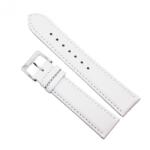 Fleurus Curea Ceas „Arctic White - Piele Naturală Mată (8mm - 24mm)