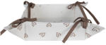 Clayre & Eef Cos paine bumbac alb maro Iepuras 35x35x8 cm (BSLC47)