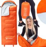 SPRINGOS Múmia Meleg Kapucnis Túrahálózsák 205cm Paplan 2in1 Könnyű+huzat (CS0120)