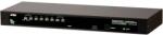 ATEN KVM Rack Aten ATEN CS1308-AT-G. Tastatură de tip port: USB, PS/2, Mouse tip de port: USB, PS/2, Video Type portul: VGA. Tip HD: QXGA, Rezoluţia maximă: 2048 x 1536 Pixel, Interval scanare: 1, 255 s. C