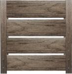 Top Profil Sistem Panou gard casetat Terra Imitatie lemn Mesteacan 150 cm x 102.4 cm H (26243)