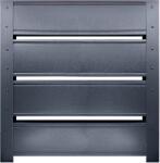 Top Profil Sistem Panou gard casetat Terra finisaj Mat Gri Antracit Ral 7016 150 cm x 102.4 cm H (26161)