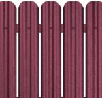 Top Profil Sistem Sipca Metalica Pentru Gard Finisaj Structurat Visiniu Ral 3005 0.80m (2766)
