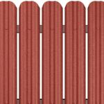 Top Profil Sistem Sipca Metalica Pentru Gard Finisaj Structurat Caramiziu Ral 3009 0.80m (2745)
