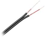 Cabletech Cablu 10m 2x RCA 4mm negru Cabletech KAB0207-10 (KAB0207-10)