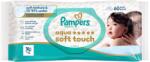 Pampers Servetele umede cu 99% apa si lotiune usoara Aqua Soft Touch, 60 bucati, Pampers