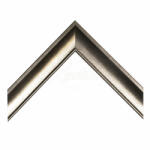 Keretshop 3, 4 cm Grafit ezüst képkeret EGYEDI MÉRETBEN A39/38 (KS458415)